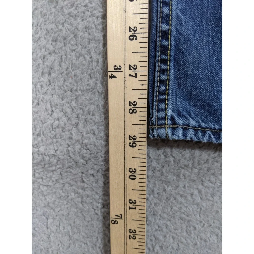 Wrangler Jeans Mens 40X30 (40x29) Blue Denim Straight Leg Relaxed Fit Y2K FLAW